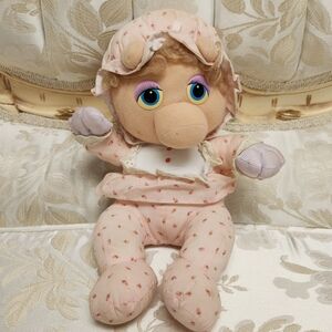 Vintage Baby Miss Piggy Plush - Muppet Babies 1984 pampers